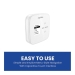 Aprilaire® S84NSU Programmable Thermostat, 24 V, 1H/1C, 2H/1C-Stage, Battery, C-Wired, Color Graphical Display, 2.5 A