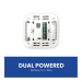 Aprilaire® S84NSU Programmable Thermostat, 24 V, 1H/1C, 2H/1C-Stage, Battery, C-Wired, Color Graphical Display, 2.5 A