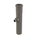 Centrotherm InnoFlue® ISHDT03 Single Wall Horizontal Drain Tee, 3 in, Polypropylene, Gray