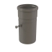 Centrotherm ISTP02 Test Port, PP, 6.7 in Length, 4.1 in Width, 2.9 in Height, Gray