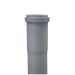 Centrotherm InnoFlue® ISVL031 Vent Pipe, 3 in, 12 in L, Polypropylene, Gray