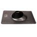 DiversiTech® Oatey® 5-11853 Roof Flashing, For Pipe Size: 2 in, Steel, Galvanized, Black, 0 to 40 deg Roof Pitch