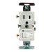 DiversiTech® 620-274W 3-Wire Outlet Box, 15 A, 120 V, White, 2-Pole