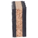 DiversiTech® MP-2C Anti-Vibration Pad, 7/8 in H, 2 in W, 2 in D, Cork/Rubber, Black/Brown
