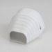 Fortress® 84107 End Fitting, 4-1/2 in, PVC, White, Use With: Lineset, 3-1/2 in H, 4-7/8 in W, 4-1/4 in D