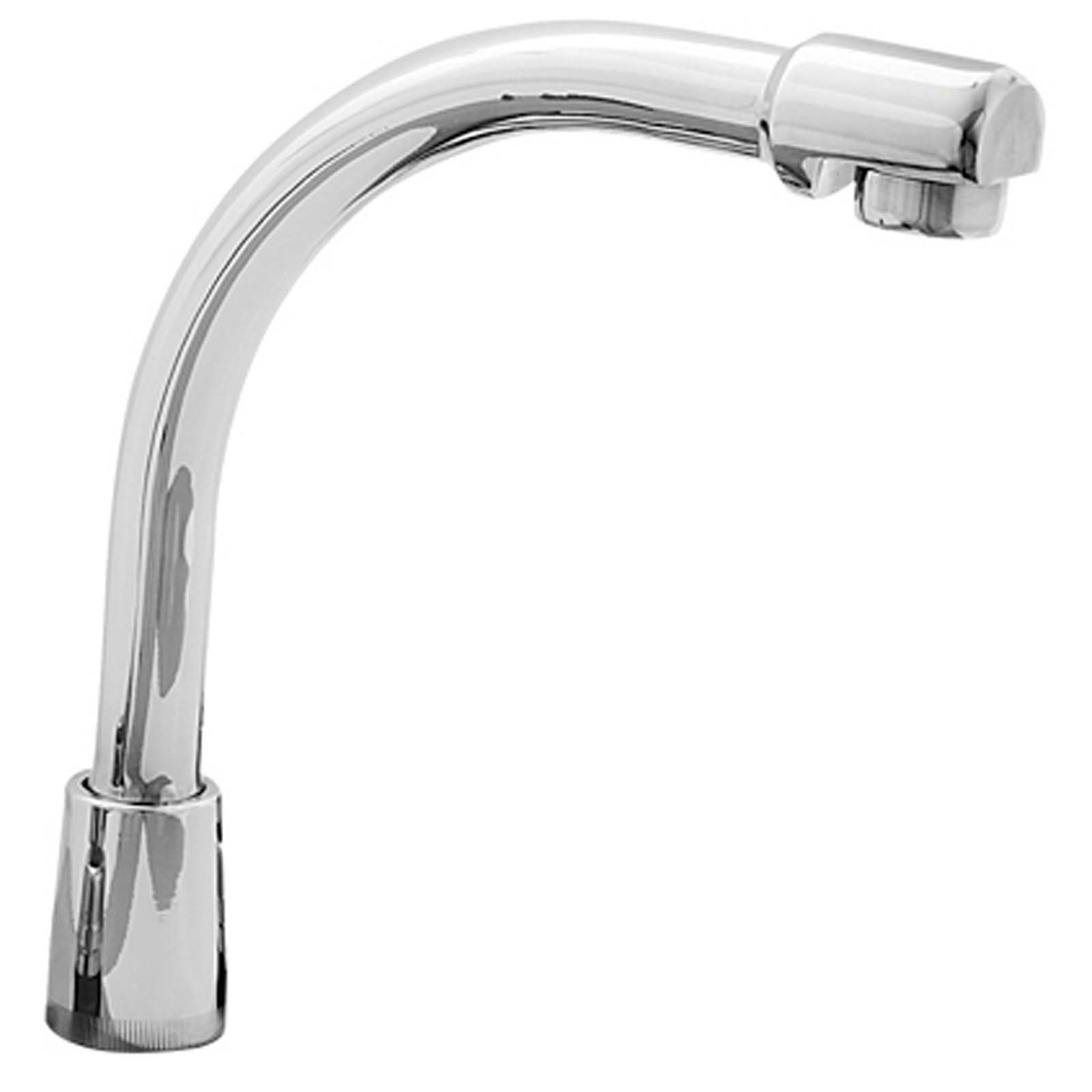Wolverine Brass® MFE0000 Wolverine Brass MFE0000 Encore Hi-Rise Spout for Encore Two Handle Bar Faucets, 6" Reach, Chrome