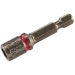 Malco® MSH1/4T Short Magnetic Hex Driver, 1/4 in Nut, Hex Drive, Magnetic: Yes, 1/4 in Shank, 1-3/4 in Length