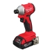 Milwaukee® M18™ 3650-22CT Compact Hex Impact Driver Kit, 1700 in-lb Torque, Battery Power Source, Brushless Motor