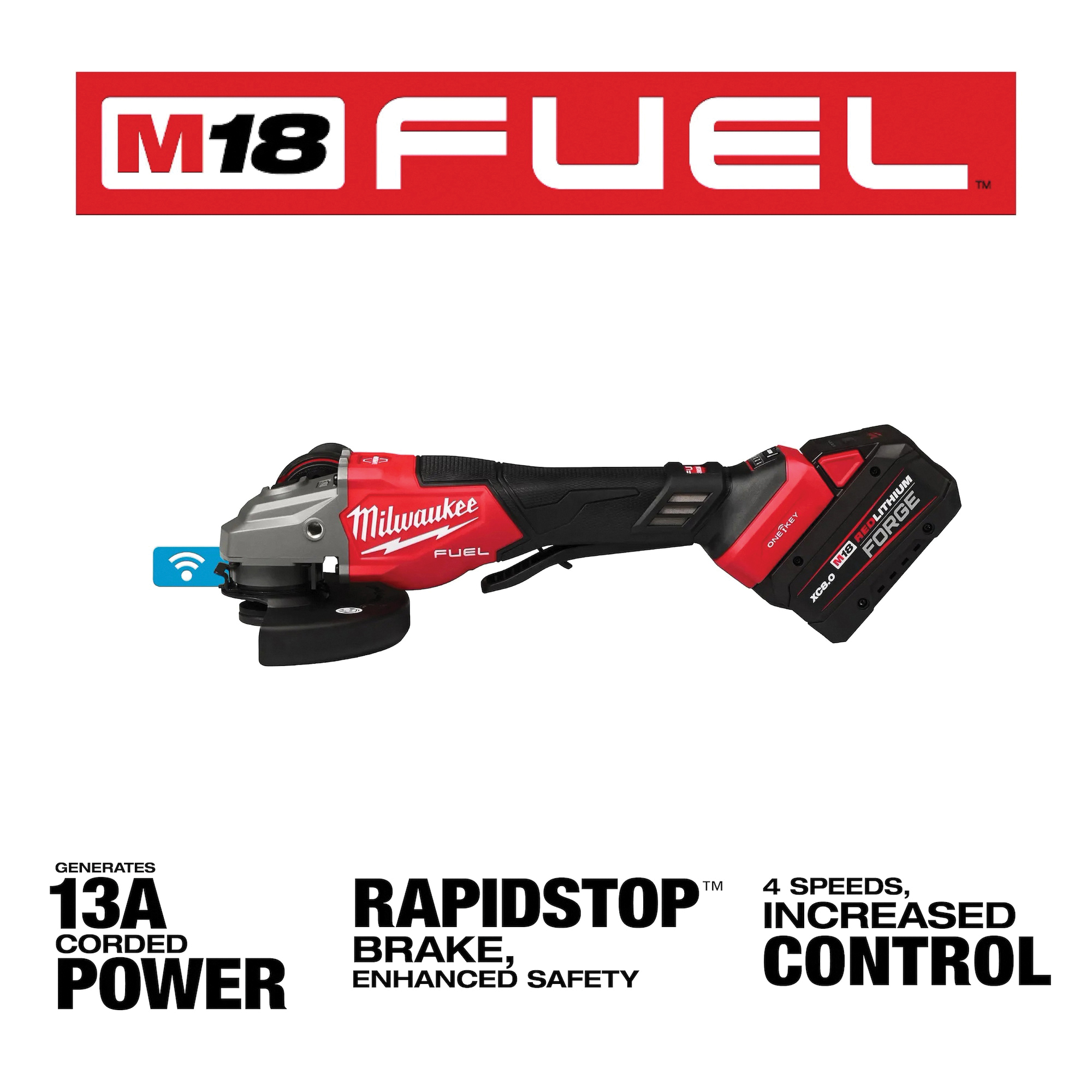 Milwaukee® 3672-22 M18 FUEL 4-1/2"-6" VARIABLE SPEED