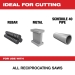 Milwaukee® SAWZALL® 48-00-5092 Blade, 0.035 in Thickness, 10 TPI, Bi-Metal, Applicable Materials: Thick Metal