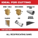 Milwaukee® SAWZALL® WRECKER™ 48-00-5541 Blade, 6 TPI, Carbide, Applicable Materials: Nail Embedded Wood, 6 in Length