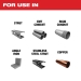 Milwaukee® SAWZALL® TORCH™ 48-00-5553 Blade, 0.05 in Thickness, 10 TPI, Carbide, 12 in Length, 1 in Width