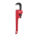 Milwaukee® 48-22-7110 Pipe Wrench, 1-1/2 in Jaw, Steel Body, 10 in Length, Black/Red, Ergonomic Handle, Black Oxide