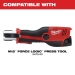 Milwaukee® ZoomLock® MAX 49-16-2462Z Press Jaw Kit, 15.4 in Length, 13.88 in Width, 5.6 in Depth, Steel Jaw
