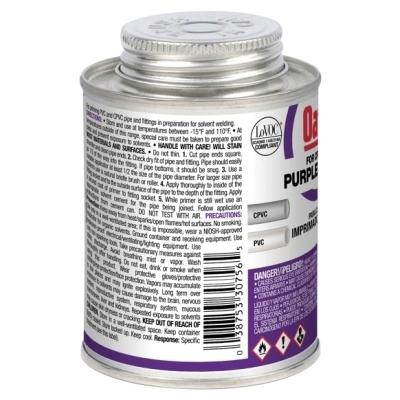 Oatey® 30756 8 OZ PURPLE PRIMER - NSF LISTED