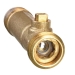 PROTECH™ PT16830D Drain Valve, 3 in L, Brass, Use With: Rheem®, Ruud® and Richmond® Water Heaters