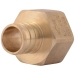 SharkBite™ UC088LF Connector, Connector Fitting, Connection Size 1: 3/4 in, Connection Type 1: PEX, Brass