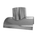 Southwark 2076 90 deg Vent Saddle, 6 in Connection Size 1, Steel, 30 ga Gauge, 6 in Connection Size 2, 8-3/4 in L