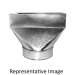 Southwark 27RWE6106 Register Boot With Wing, 6 in W, 10 in H, 6 in D, For Duct Size: 6 x 10 x 6 in, Steel, 30 ga Gauge