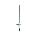 Supco® FLS010 Flame Sensor, 1/4 in Connection Size 1, Connection Type 1: Quick Disconnect, Ceramic, 4 in L