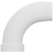Tigre 309-3388 DWV Long Sweep 1/4 Street Bend, Bend Fitting, Connection Size 1: 3 in, Connection Size 2: 3 in