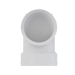 Tigre 321-3403 DWV 1/4 Bend, 3-1/8 in, 3-1/8 in, Hub, Hub, PVC, White, Bend