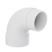 Tigre 323-3410 DWV 1/16 Street Elbow, 3-1/8 in, 3-1/8 in, Hub, Hub, PVC, White, Elbow