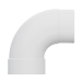 Tigre 323-3410 DWV 1/16 Street Elbow, 3-1/8 in, 3-1/8 in, Hub, Hub, PVC, White, Elbow