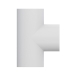 Tigre 401-007 Tee, 3/4 in, 3/4 in, 3/4 in, Slip, Slip, Slip, PVC, White, Schedule/Class: SCH 40, Tee