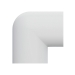 Tigre 406-007 90 deg Elbow, 3/4 in, 3/4 in, Slip, Slip, PVC, White, Schedule/Class: SCH 40, Elbow, 90 deg