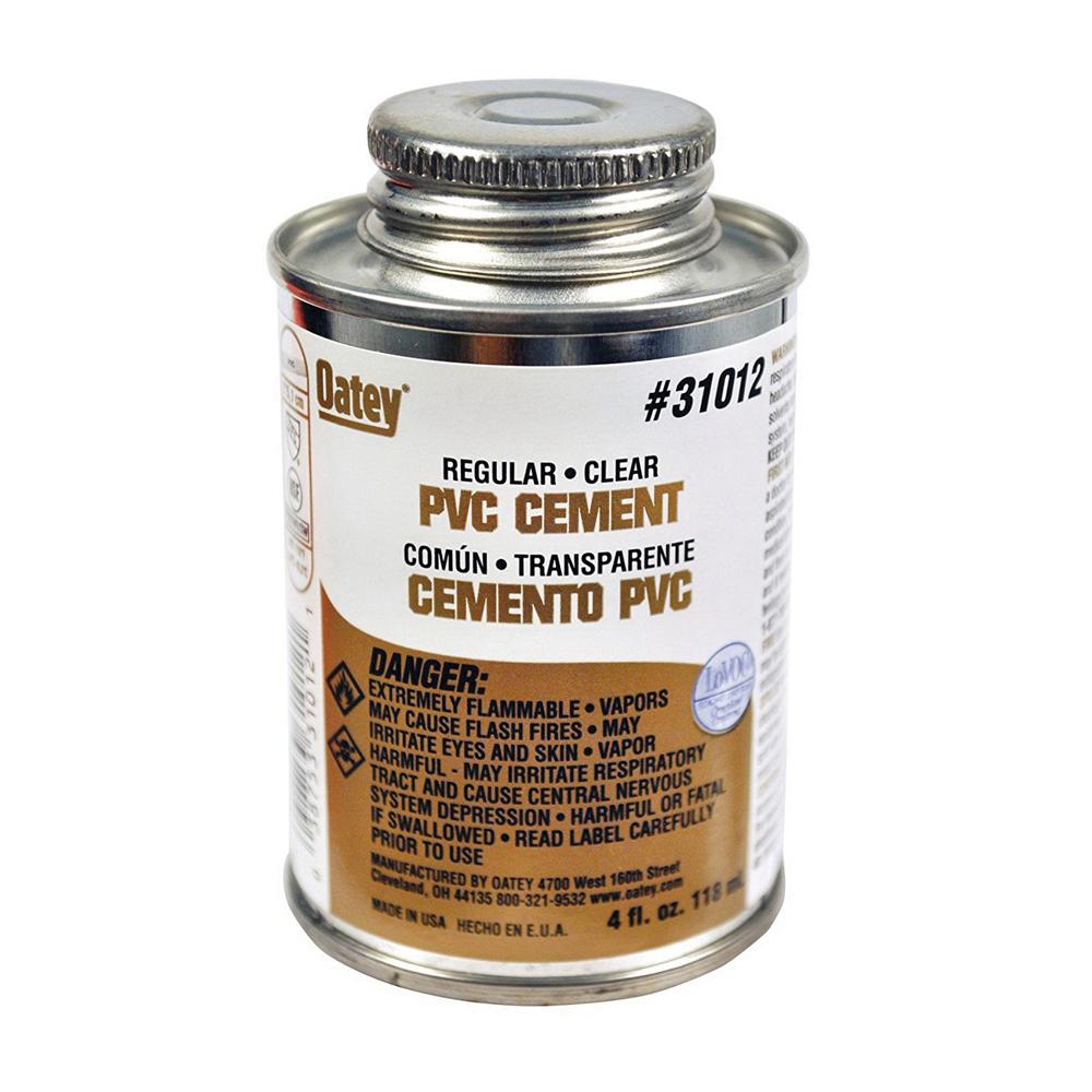 Oatey® 31012 4 OZ PVC REGULAR CLEAR CEMENT