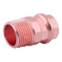 Wolverine Brass® 99477 3/4 PRESS X 3/4 MPT COPPER