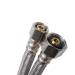WOLVERINE BRASS® ProSeries 57574US Faucet Connector, 20 in Length, 3/8 in Connection Size 1, 1/2 in Connection Size 2