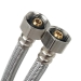 WOLVERINE BRASS® ProSeries 57577US Faucet Connector, 16 in Length, 1/2 in Connection Size 1, Connection Type 1: FIP