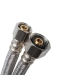 WOLVERINE BRASS® ProSeries 57633US Faucet Connector, 30 in Length, 3/8 in Connection Size 1, 1/2 in Connection Size 2