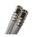 WOLVERINE BRASS® 57645US Flexible Connector, 6 ft L, 1/4 in Connection Size 1, Connection Type 1: OD Tube