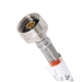 WOLVERINE BRASS® 57664 Toilet Connector, 9 in Length, 3/8 in Connection Size 1, Connection Type 1: Tube