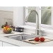 WOLVERINE BRASS® 81611 Kitchen Faucet, Deck Installation / Mounting, 1 Handles, 1 to 3 Holes, 1.8 gpm Flow Rate