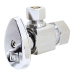 WOLVERINE BRASS® Finale Ultimate 83420 1/4-Turn Angle Ice Maker Stop, 5/8 in Inlet Connection, 3/8 in Outlet Connection
