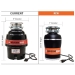 WOLVERINE BRASS® 85495 Mini-Disposal, 1/2 hp Motor HP, 120 V, 1 ph, 1-1/2 in Outlet Connection, 1700 rpm Motor RPM