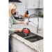 WOLVERINE BRASS® 86453 Kitchen Faucet, Deck Installation / Mounting, 1 Handles, 1 Holes, 1.8 gpm Flow Rate, 8-11/16 in