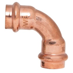 Wolverine Brass® 99602 1/2 CXC 90 DEG COPPER PRESS