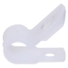 Wagner® WC04 Cable Clamp, Nylon, 1/4 in Max Bundle Dia, 0.05 in Thick, 3/8 in W