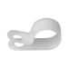Wagner® WC08 Wire and Cable Clamp, Nylon, 1/2 in Max Bundle Dia, 0.057 in Thick, 0.486 in W