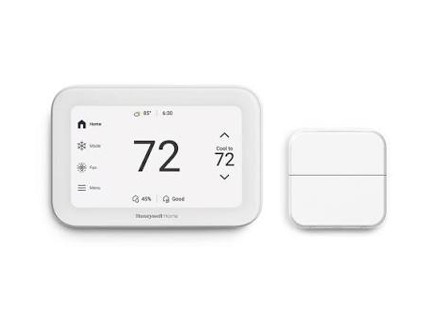 YTHX1200W5/U Thermostat, 4H/2C, 7-Day Programmable, White with Indoor Air Sensor, Elite Pro 1200