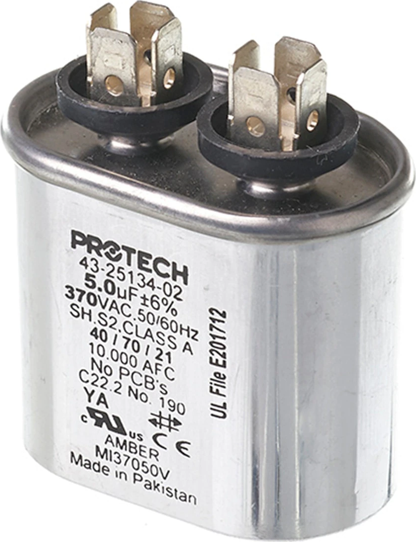 Rheem® 43-25134-02 5 MFD 370V Oval Capacitor