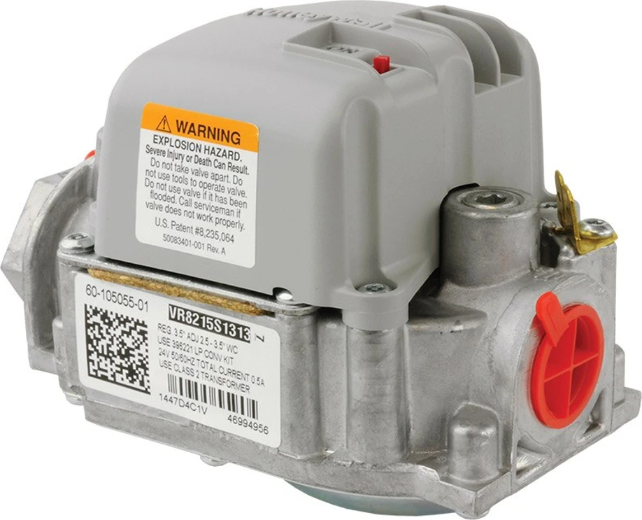 Rheem® 60-105055-01 VR8215 Series Single-Stage Hot Surface / Direct Spark Gas Valve - 150,000 BTU/h, 1/2 in Inlet, 24V, For Models Incl R801S-MSA / R801S-ZSB / R801T-W801T-ZSB