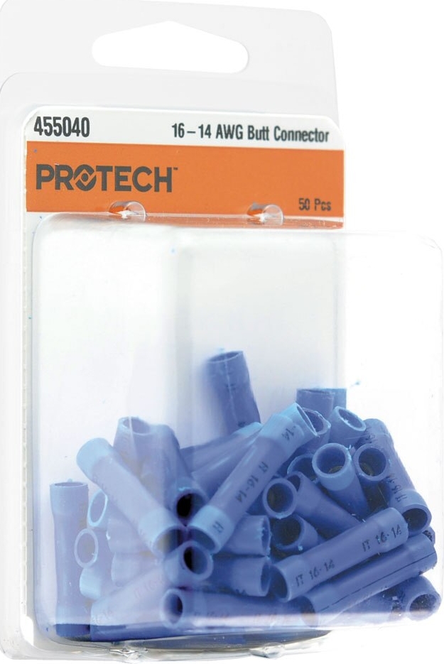 Rheem® 455040 ProTech 16-14 AWG Insulated Butt Connector - 50 / Pk