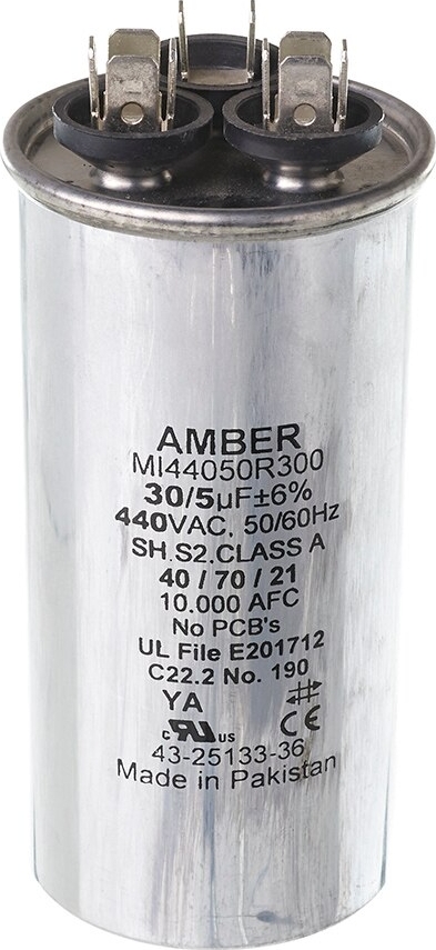 Rheem® 43-25133-36 30+5 MFD 440V Round Capacitor