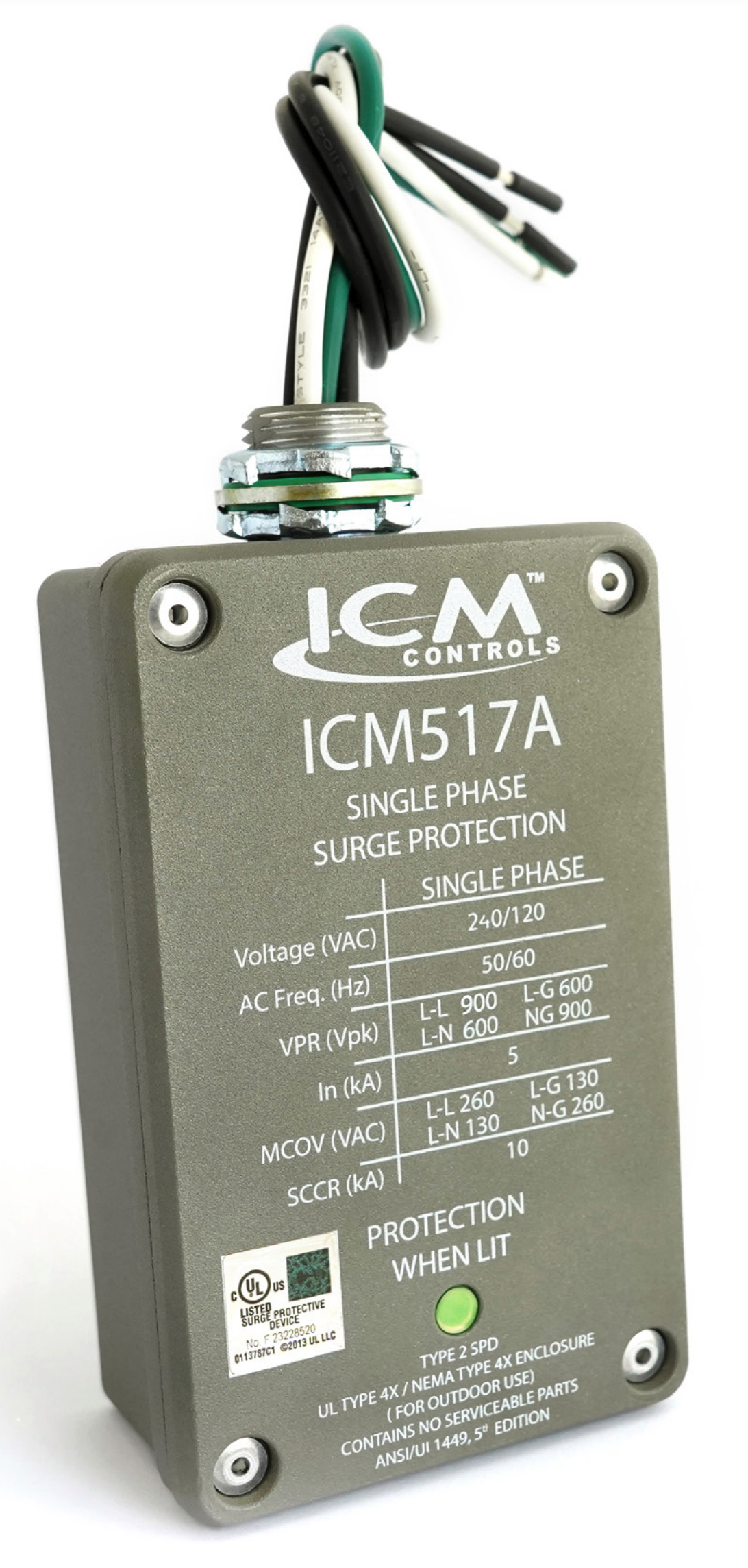 Rheem® ICM517A Surge Protective Device - 120V / 240V, 100 kA, Type 2